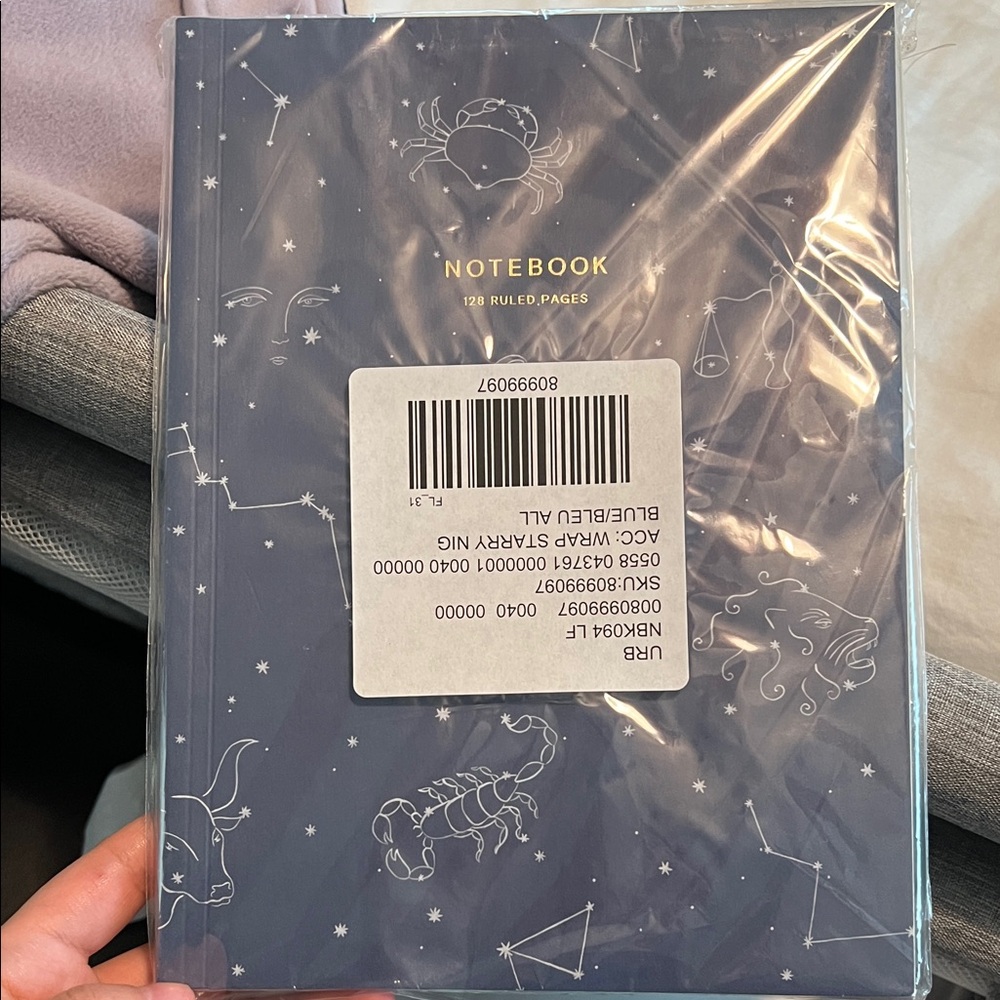 Layflat Blue Zodiac Notebook